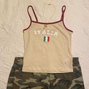 Y2k‎ camo mini skirt